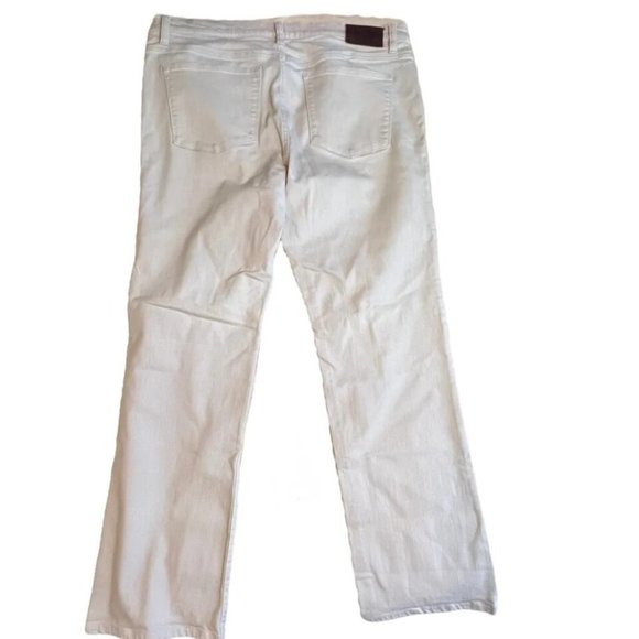 Lauren Ralph Lauren Women’s Size 16 Khaki Straight Leg Basic Light Ivory/Khaki - Picture 9 of 9